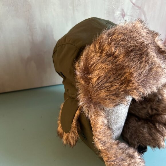 John Boy Trapper Hat Bomber Hat Faux Fur One Size Cold Gear Raingear Hunting - Picture 10 of 12
